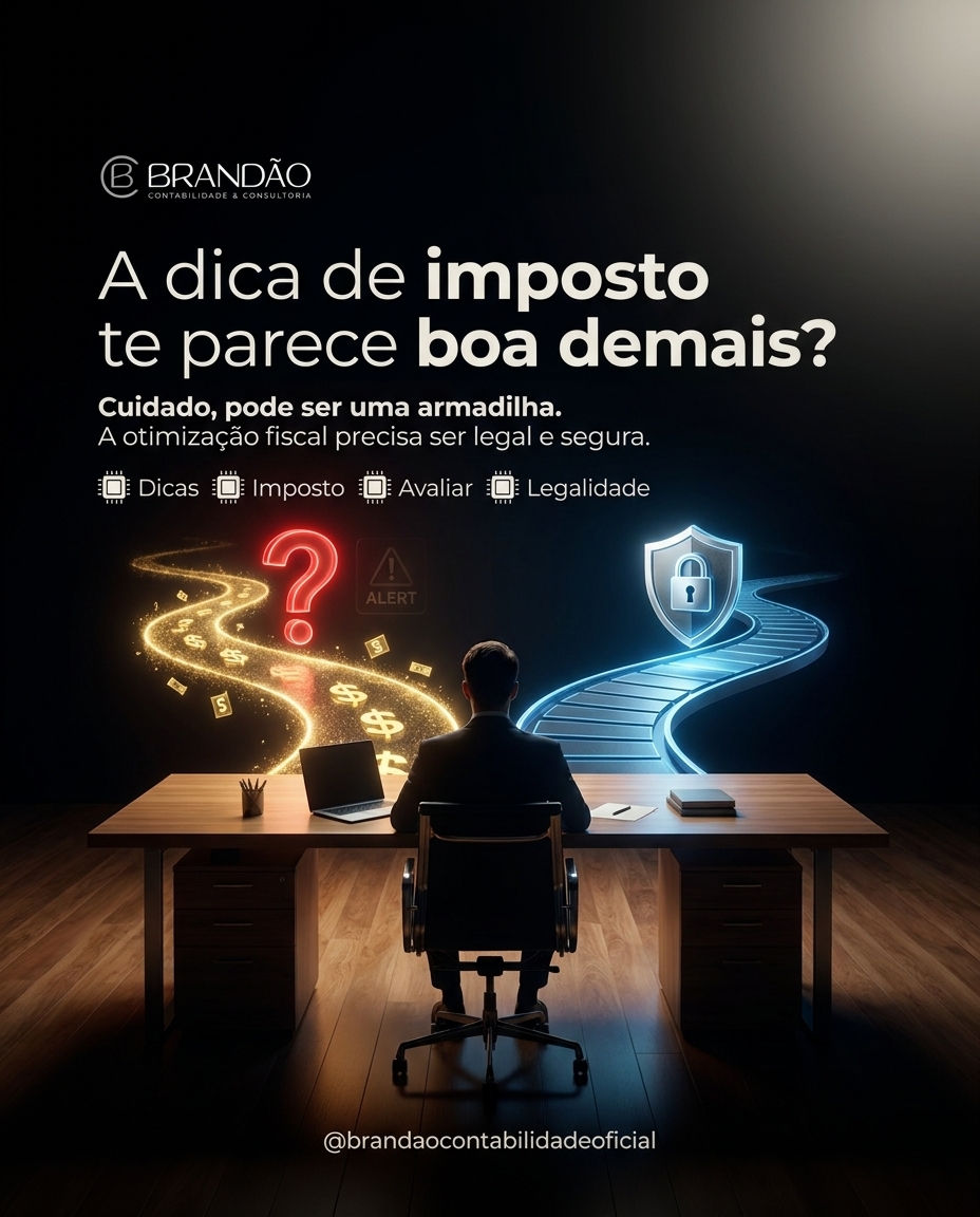 Post criado pela Neusa: A dica de imposto boa demais pode ser armadilha