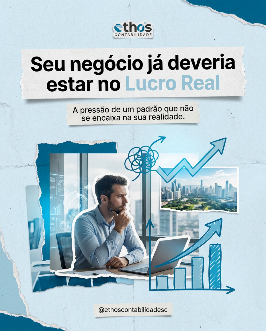 Post criado pela Neusa para escritório de contabilidade sobre Lucro Real