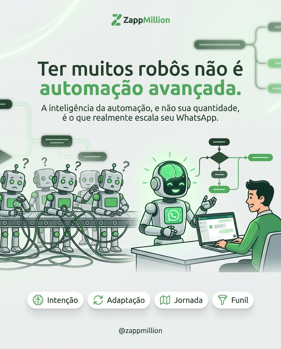 Post criado pela Neusa sobre automação avançada no WhatsApp