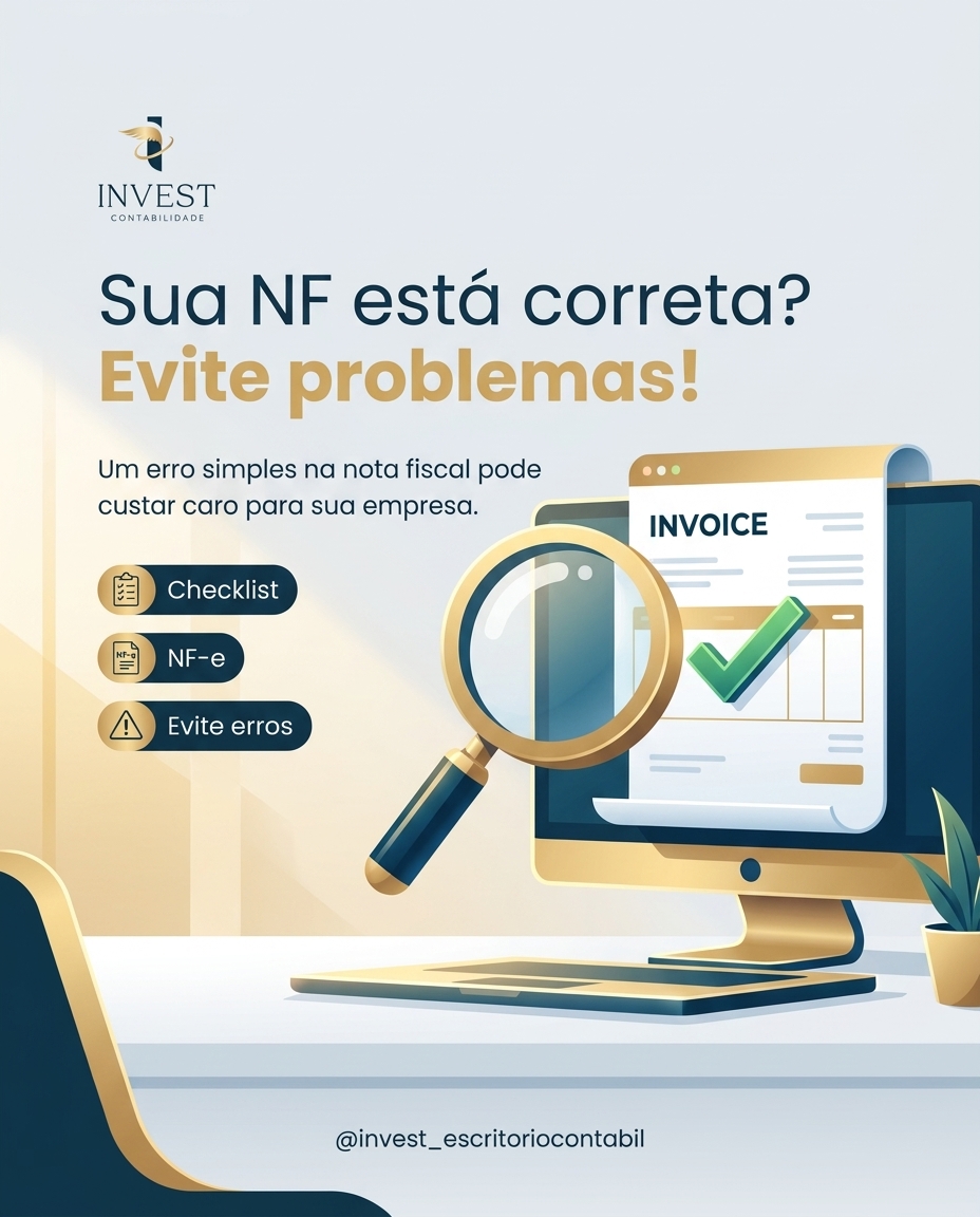 Post criado pela Neusa: Sua nota fiscal está correta?